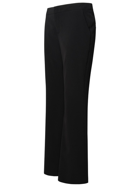 Balmain Black Viscose Trousers