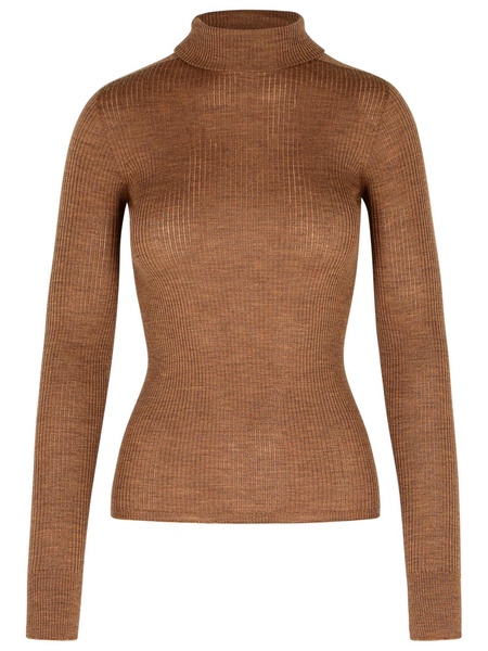 Sportmax 'Flavia' Brown Virgin Wool Sweater