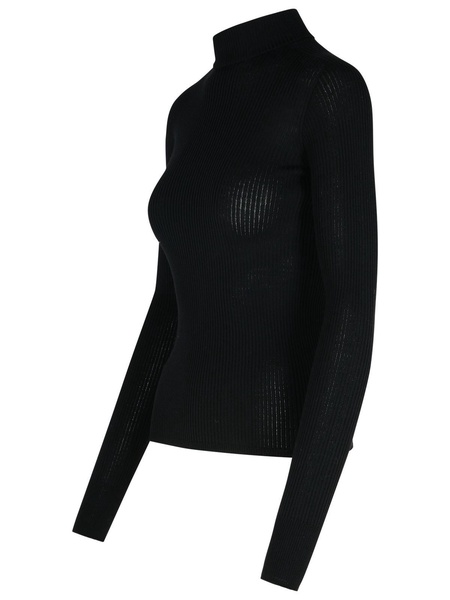 Sportmax 'Flavia' Black Virgin Wool Sweater