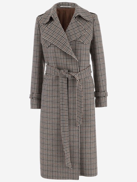 Tagliatore Wool Blend Long Coat