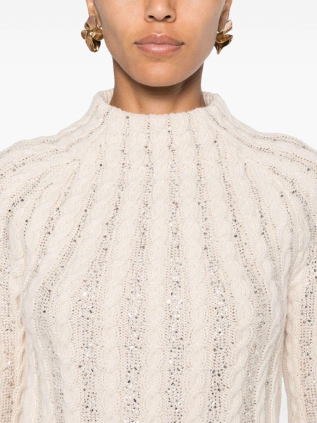 Ermanno Scervino Wool Turtle Neck Sweater