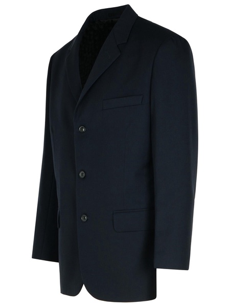 Maison Margiela Navy Virgin Wool Blazer Man