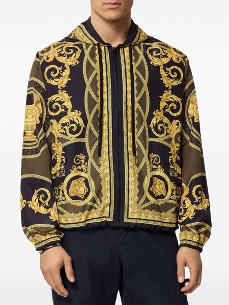 Versace Barocco Print Technical Fabric Blouson