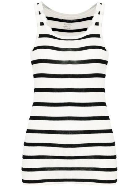 Majestic Striped Ribbed Tank Top