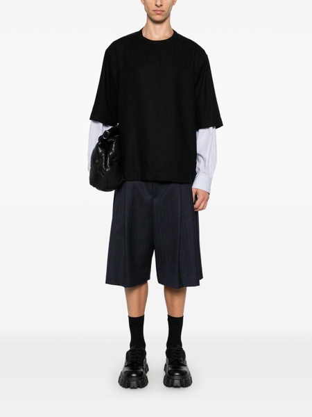 Dries Van Noten Corrow 9261 Black/ Blue Sweater