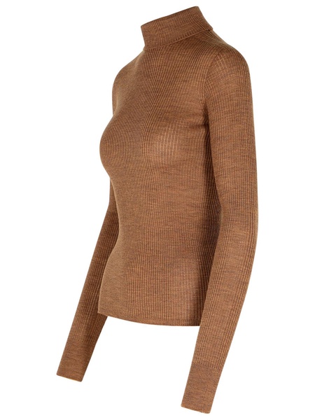 Sportmax 'Flavia' Brown Virgin Wool Sweater