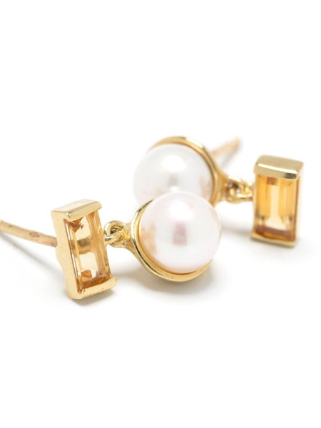 Aliita Earrings Pair Perla+Baguette Ct