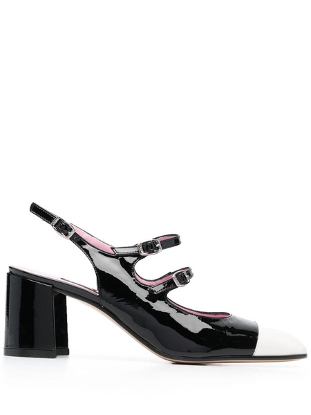 Carel Paris Papaya Patent Leather Ballet Flats