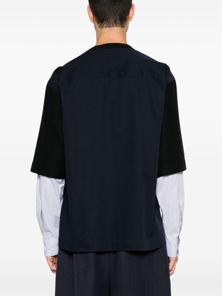 Dries Van Noten Corrow 9261 Black/ Blue Sweater