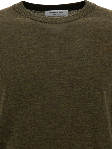 THOM BROWNE Luxury Wool Knit Sweater