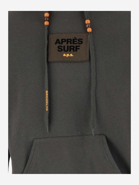 Apres Surf Cotton Blend Hoodie With Logo