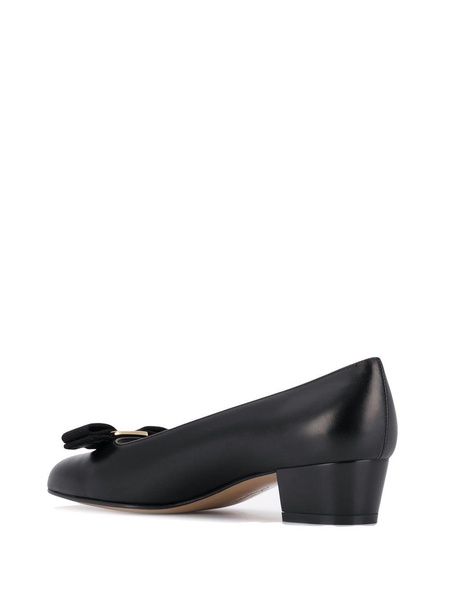 Ferragamo Vara Leather Ballerinas