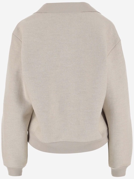 Giorgio Armani Cashmere Blend Sweatshirt With Logo