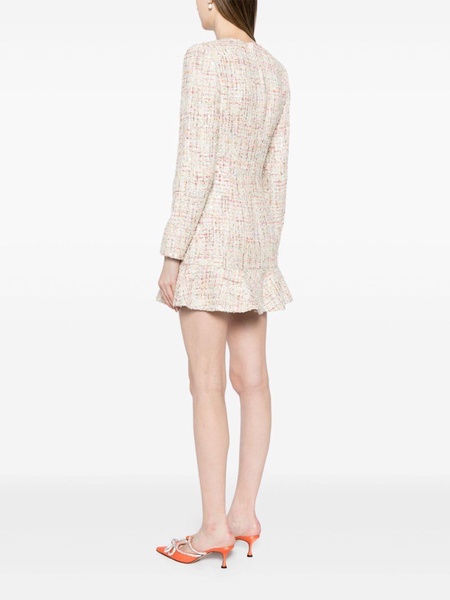 Self Portrait Boucle Mini Dress