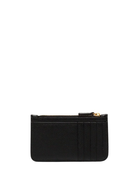 black Everyday leather card holder