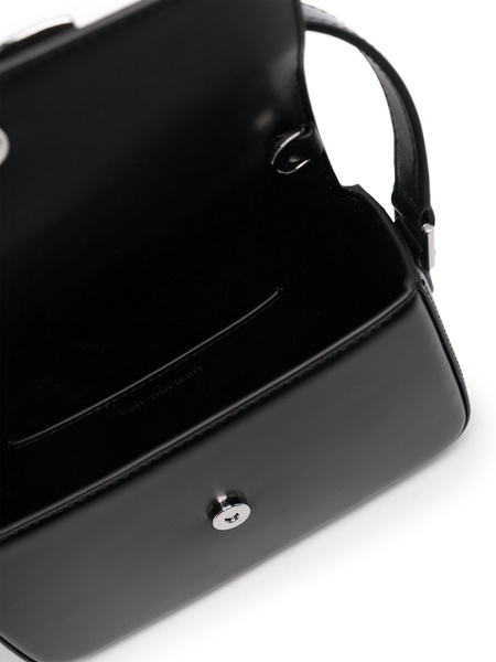 Self Portrait Black Leather Micro Bag