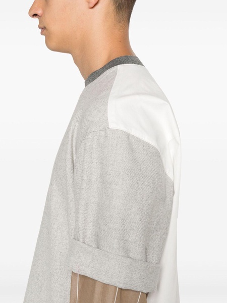 Dries Van Noten Paneled Design T Shirt