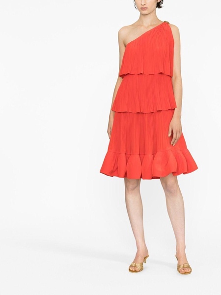 Lanvin One Shoulder Mini Dress