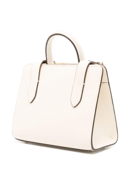 Strathberry Nano Tote (Sc) Leather Vanilla