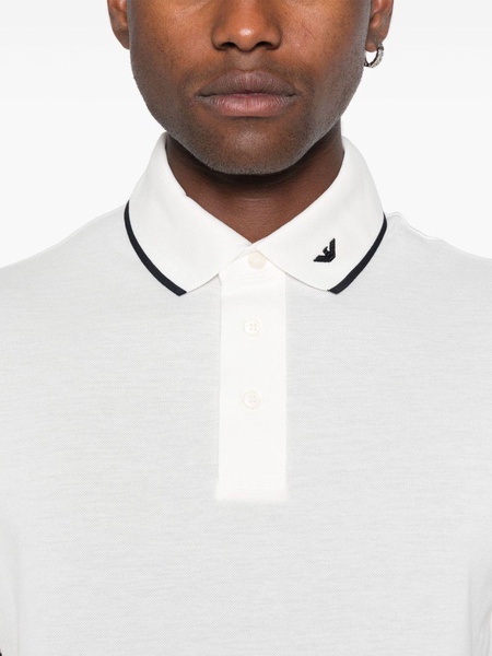 Emporio Armani Logo Cotton Polo Shirt