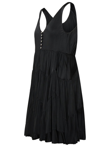 Lanvin Black Viscose Dress Woman