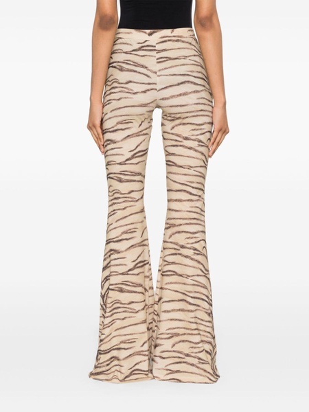 Stella Mc Cartney Tiger Print Nyon Trousers