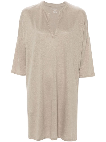 Majestic Linen Blend Tunic Dress