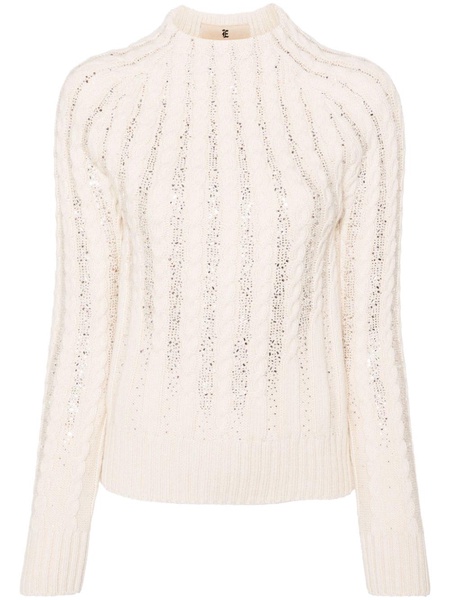 Ermanno Scervino Wool Turtle Neck Sweater