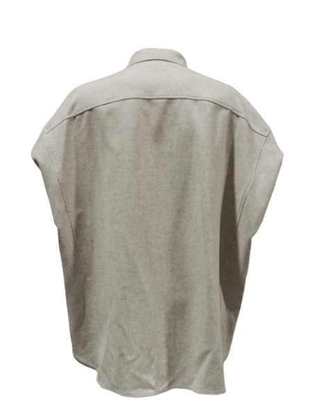 Dries Van Noten Cilloth 9261 M.W. Gray Shirt