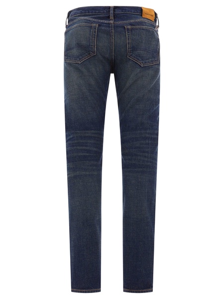 TOM FORD 24SS Men's Denim Straight Pants in Blue