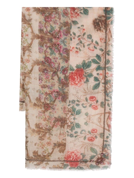 Pierre Louis Mascia Printed Wool Scarf