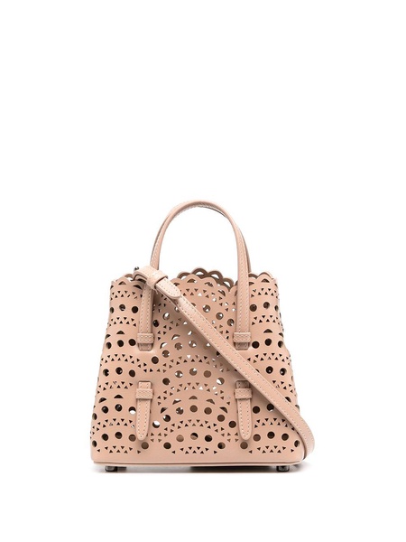 Alaia Mina 16 Micro Leather Handbag