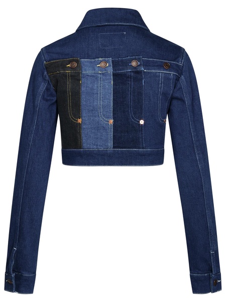 Moschino Jeans Blue Cotton Jacket