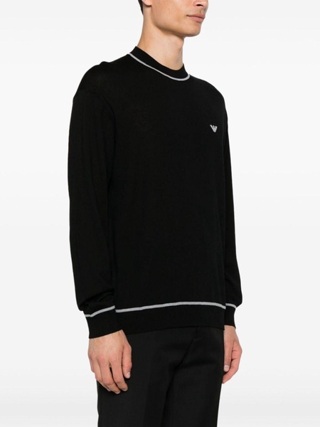 Emporio Armani Logo Wool Sweater