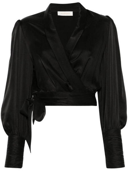 Zimmermann Silk Wrap Top