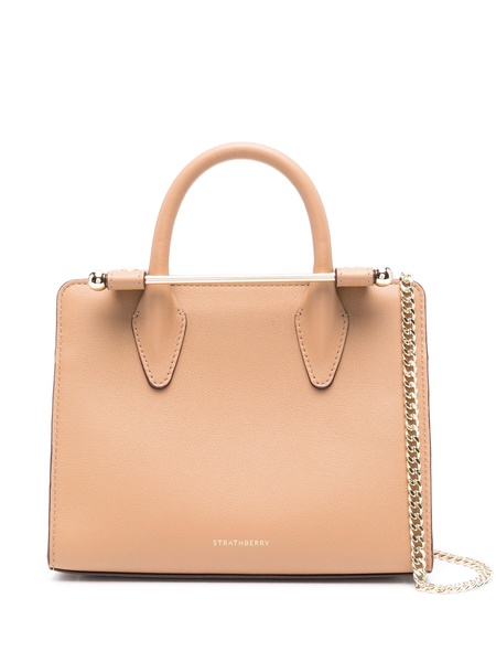 Strathberry Mini Tote Leather Caramel