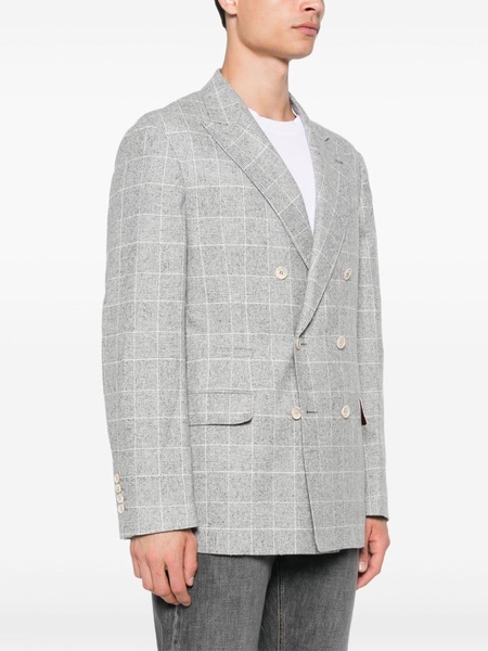 Brunello Cucinelli Checked Blazer