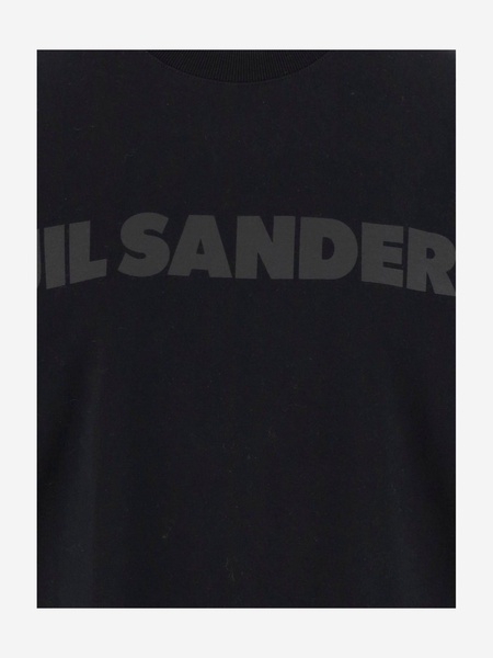 Jil Sander Cotton Jersey T Shirt With Logo