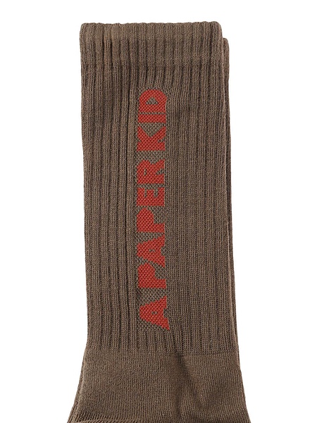 A Paper Kid Logo Socks