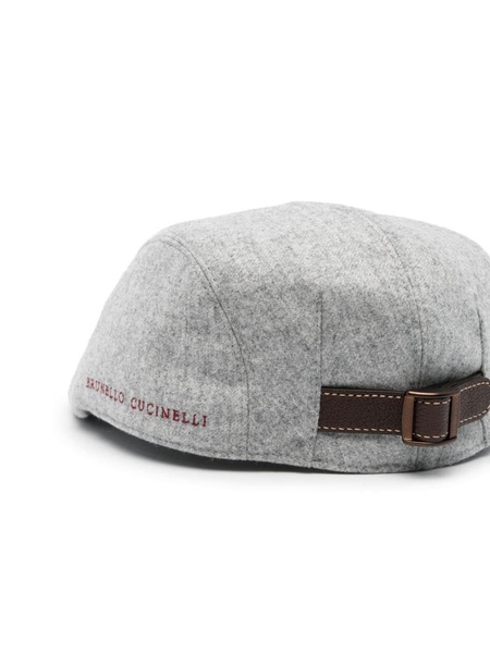 Brunello Cucinelli Logo Wool Hat