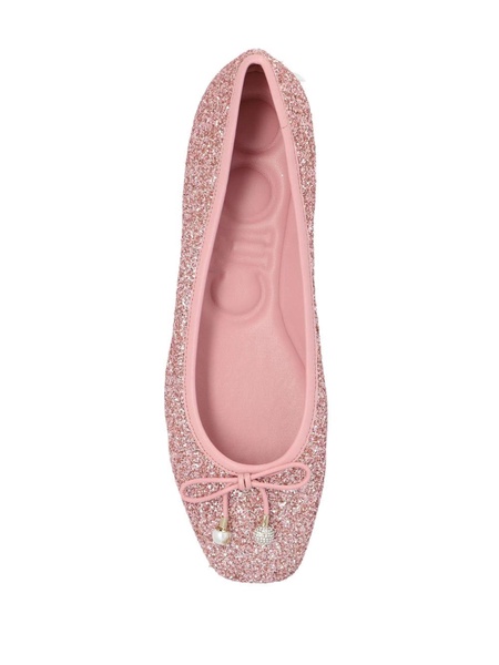 Jimmy Choo Elme Flat Glittered Ballets