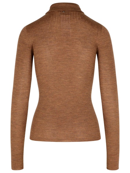 Sportmax 'Flavia' Brown Virgin Wool Sweater