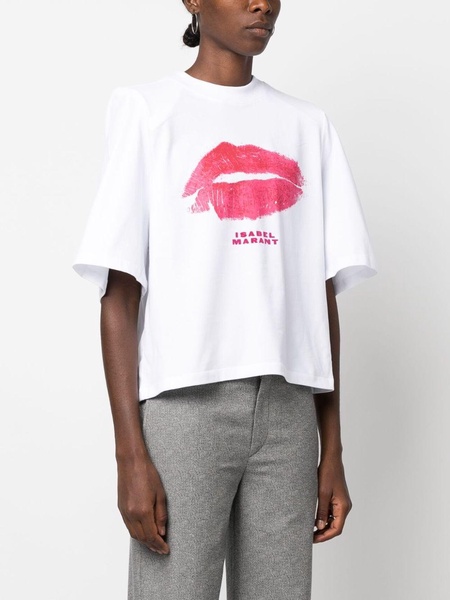 Isabel Marant Ben Printed Cotton T Shirt