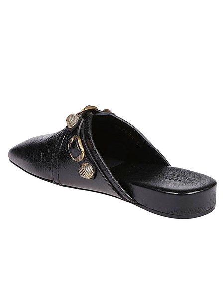 Balenciaga Cosy Cagole Leather Slippers