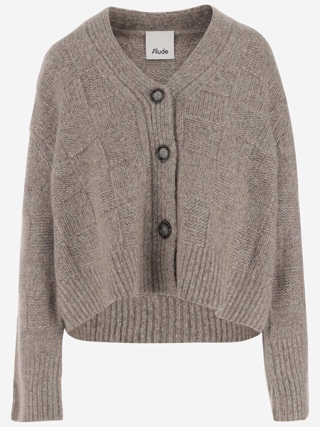 Allude Cashmere And Silk Cardigan