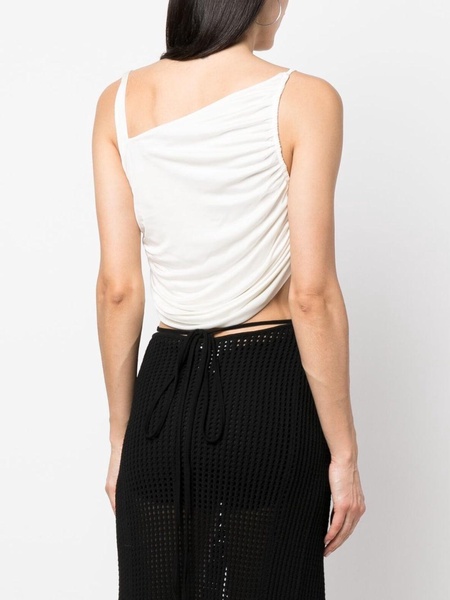 Andrea Adamo Cropped Jersey Top