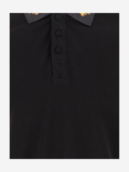 Versace Jeans Cotton Polo Shirt With Logo