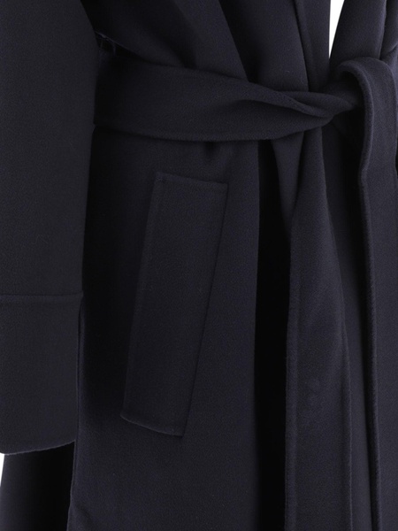 'S Max Mara "Agata" Wool Belted Long Coat