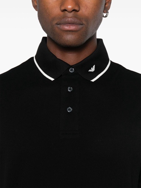 Emporio Armani Logo Cotton Polo Shirt