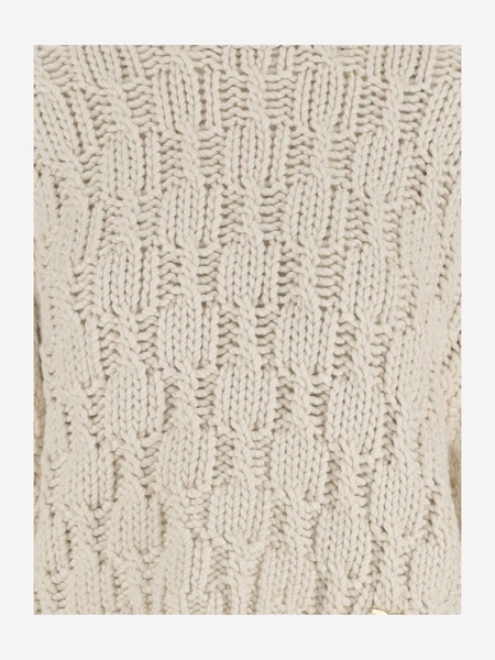 Chloè Wool Blend Sweater With Logo